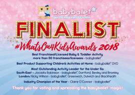 what's on for 4 kids awards 2018 claire oconnor babyballet